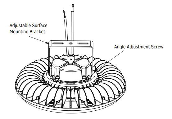 GKOLED GKOHB06 Series 215W Tunable Circular High Bay 2