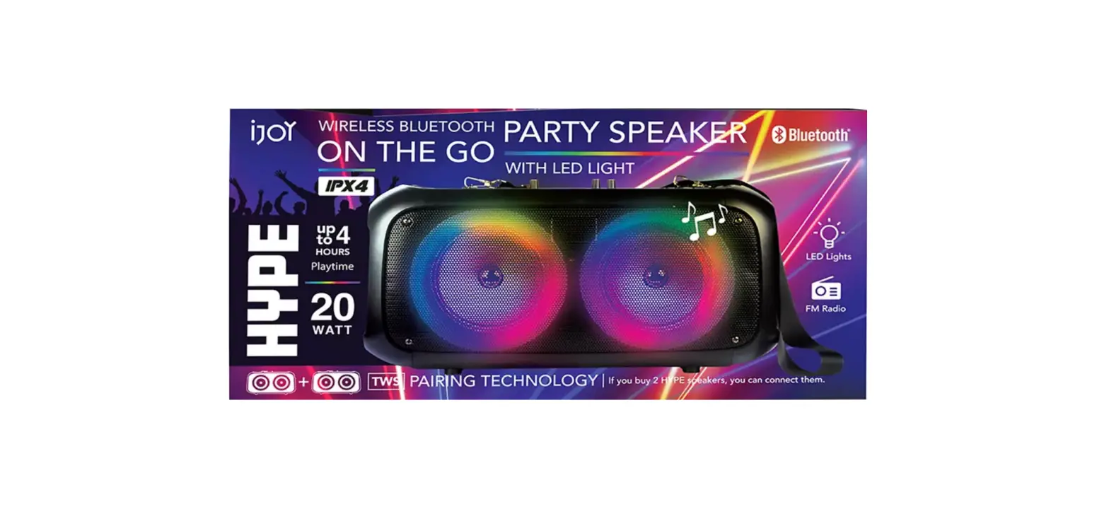 Ijoy Ij10051-bj Led Wireless Speaker User Manual