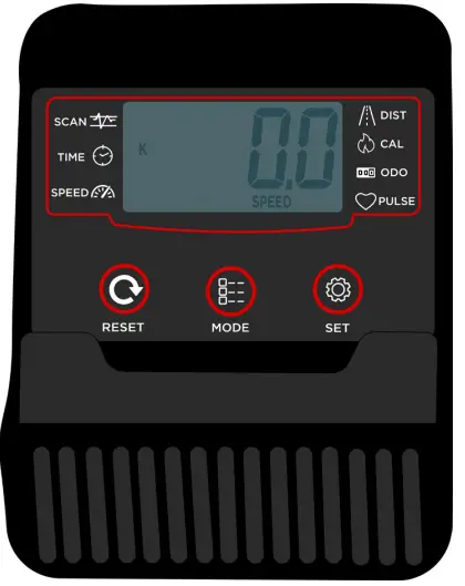 JLL Fitness CT200 Monitor - fig 2