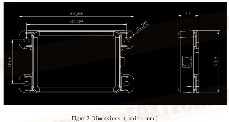 FOXTECH LD 24 24GHz Millimeter Wave Radar