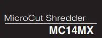 ROYAL MC14MX MicroCut Shredder - MicroCut Shredder MC14MX
