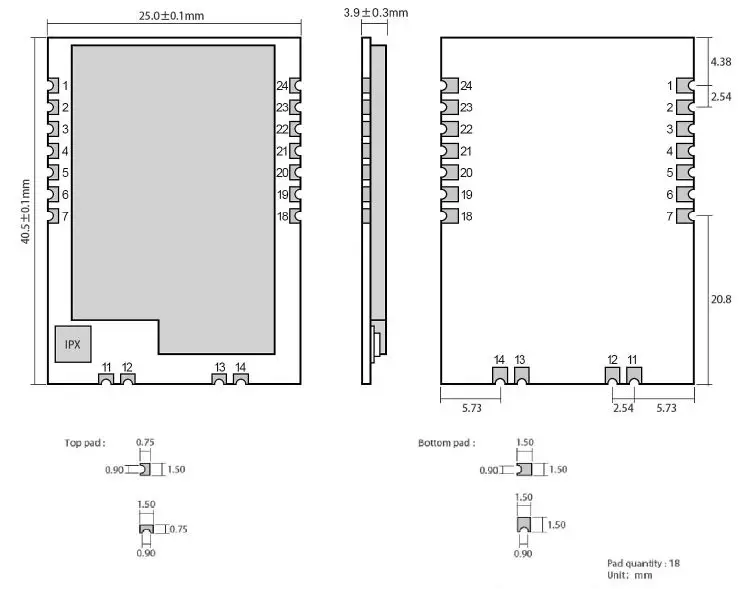 EBYTE-E32-868T30S-SX1276-868MHz-1W-SMD-Wireless-Module-2