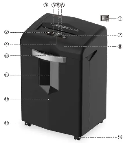 bonsaii-C144-D-24-Sheet-Cross-Cut-Shredder-FIG-2