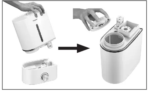 beurer LB 45 Air Humidifier - Initial use