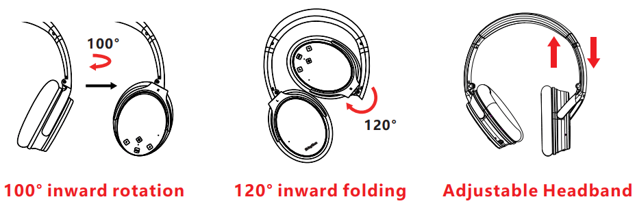 Srhythm NiceComfort 35 (NC35) Headphones - Wear
