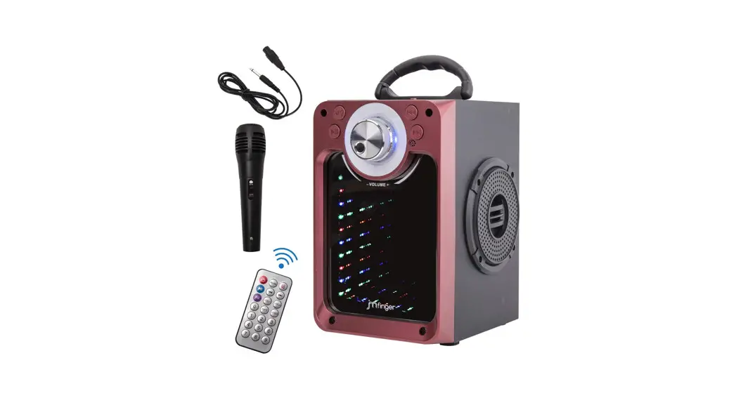 Jmfinger Jmf-pa2 Portable Bluetooth Speaker With Subwoofer Rich Bass Wireless Stereo Outdoor/indoor Pa Speakers User Manual