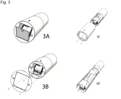 ILVE X370 37cm Island Rangehood - fig 3