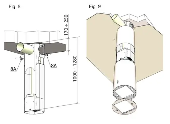 ILVE X370 37cm Island Rangehood - fig 8