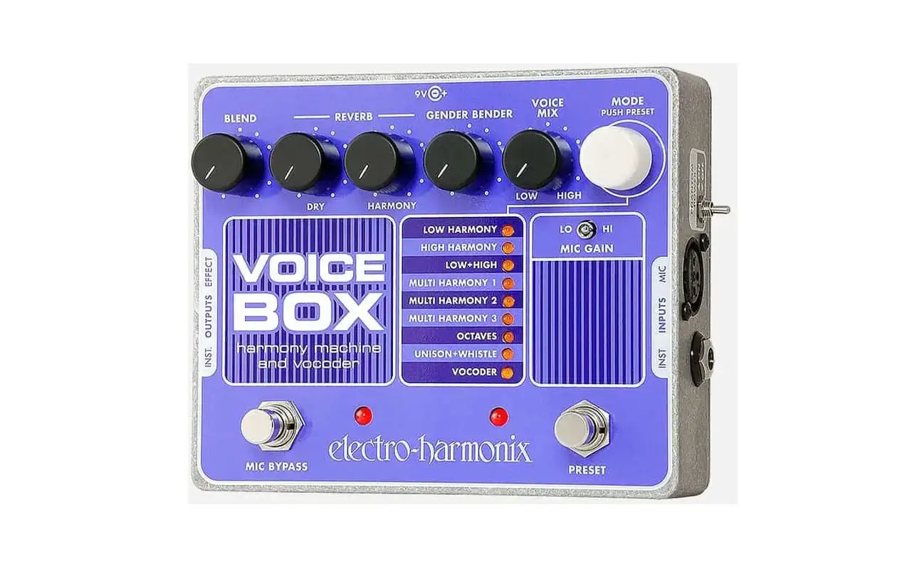 Electro-harmonix Voice Box Harmony Machine And Vocoder User Manual Electro-harmonix Voice Box Harmony Machine And Vocoder User Manual