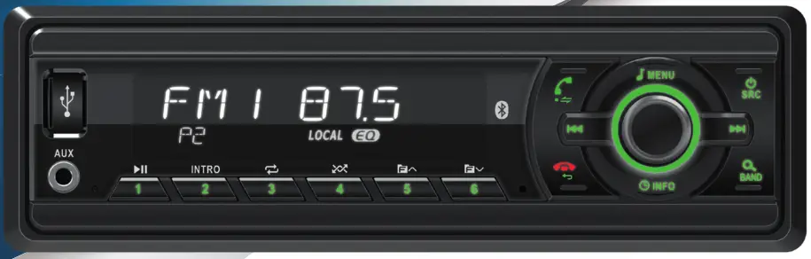 CRYSTAL CR1801 Digital Media Receiver Bluetooth USB AUX