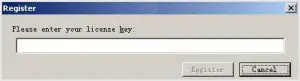 FIG 10 Enter your LICENSED KEY to register