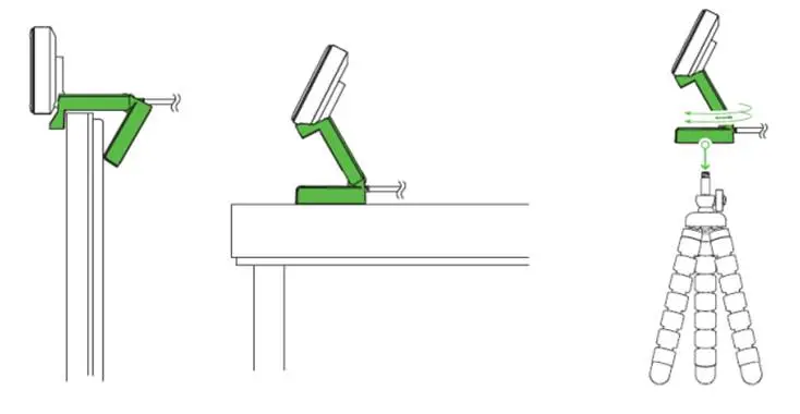 mount the Razer Kiyo on a tripod