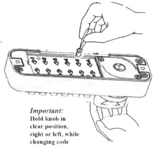 LOCKEY USA M220 Deadbolt Digital Surface Mount - TURNING THUMB-TURN = CLEAR POSITIO