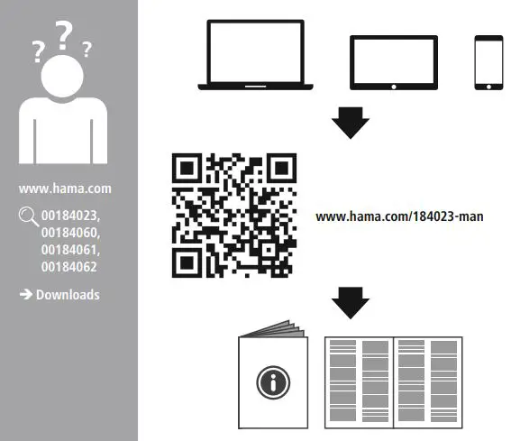 hama 00184023 Calypso Bluetooth Headphones Instruction Manual - Reading User Manual