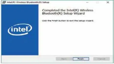 Feb Smart Bluetooth Wi-Fi Adapter User Manual - Click Finish Bluetooth driver installation done