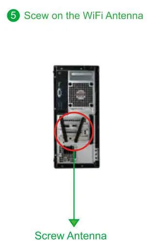 Feb Smart Bluetooth Wi-Fi Adapter User Manual - Scew on the WIFI Antenna