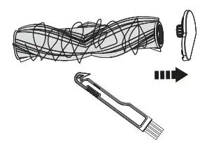 Tineco A11 Series 27704879 Stick Vacuum- Brush Roller 2