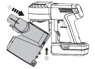 Tineco A11 Series 27704879 Stick Vacuum- Dustbin Installation