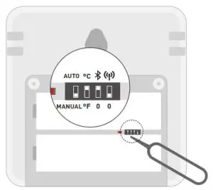 Aranet4 Sensor Battery Powered CO2 Meter - Switch positions