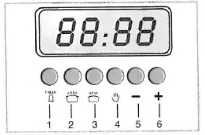 LAMONA LAM3300 Single Fan Oven - How to operate the oven timer