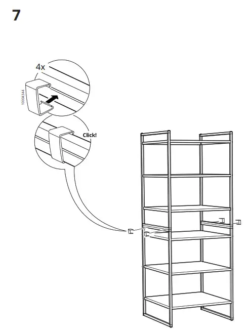 IKEA 70419971 JONAXEL Shelving Unit- 7-2