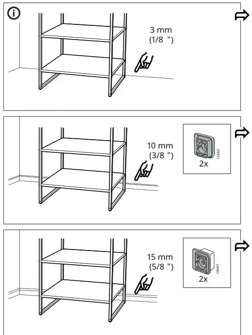 IKEA 70419971 JONAXEL Shelving Unit- 9
