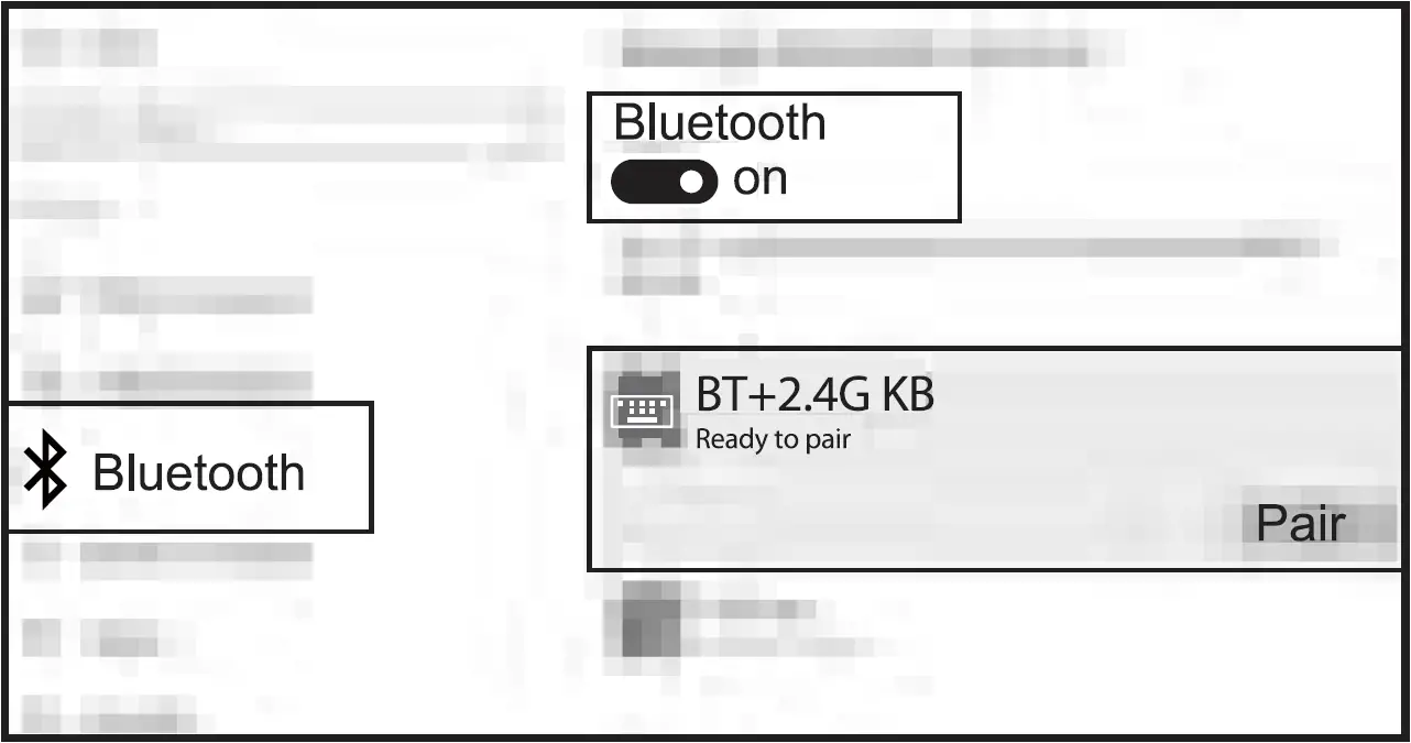 Bluetooth Connection (Take BT1 for Example) 06