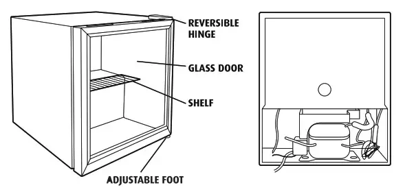 SCANCOOL DKS62 Glass Door Cooler