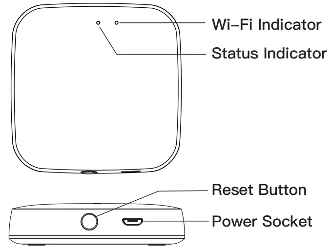 Moes B097 R41 4 Bluetooth Gateway Smart WiFi Hub-Product Description