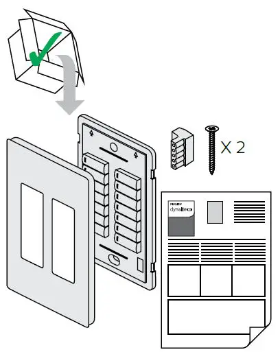 PHILIPS DR2PA Revolution Series Button Panel FIG 1