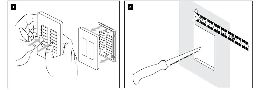 PHILIPS DR2PA Revolution Series Button Panel FIG 3