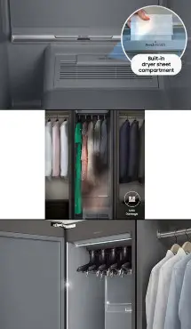 SAMSUNG DF10A9500CG Steam Cabinet For Clothes Care- Associated Image 4