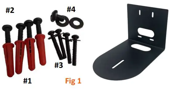 HuddleCamHD Small Base Camera Wall Mount - What's Included