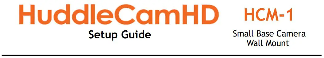 HuddleCamHD Small Base Camera Wall Mount