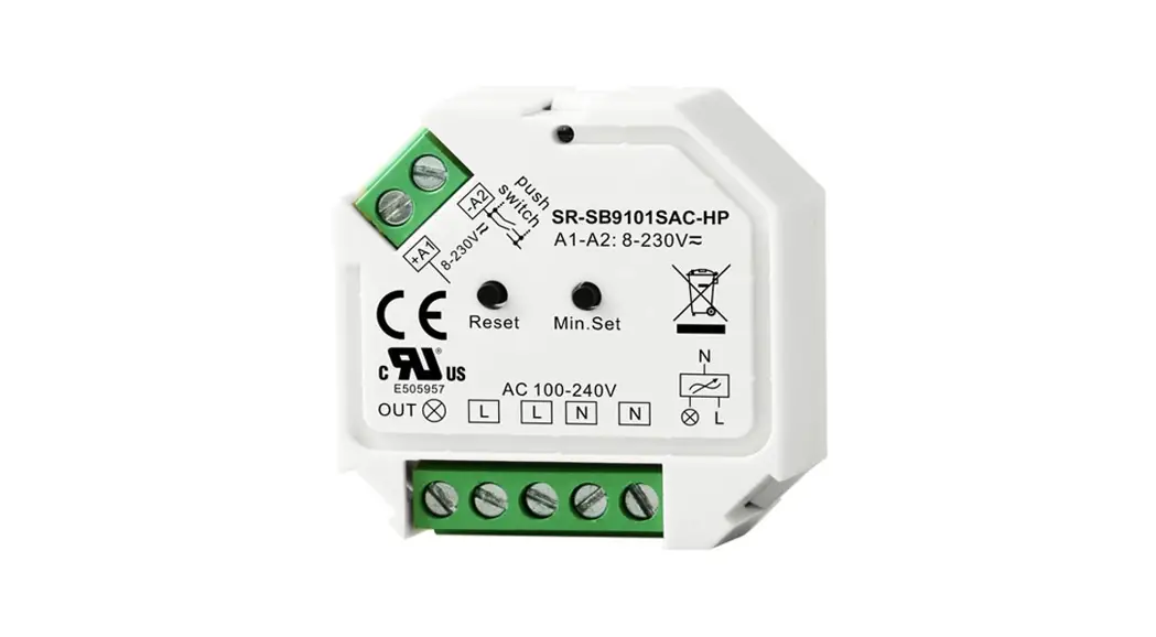 Sunricher Sr-sb9101sac-hp Rf+bluetooth Ac In-wall Switch Instruction Manual