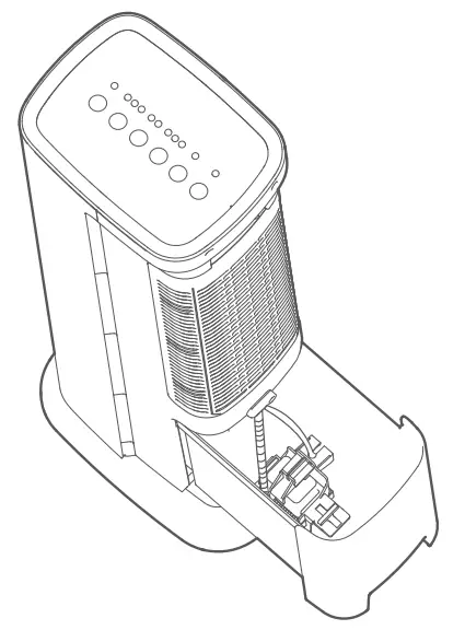 MORRIS MAC 16251 Tower Fan - Parts name 2