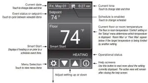 FIG 9 Touch Screen Operation