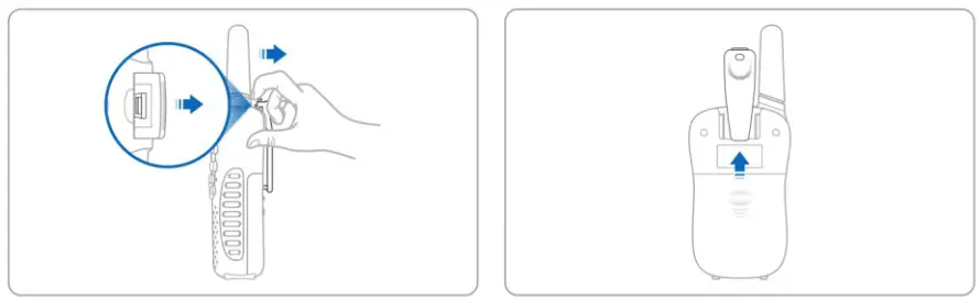 VANTOP VT10 Walkie Talkie for Kids - Battery Installation 1