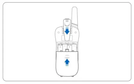 VANTOP VT10 Walkie Talkie for Kids - Battery Installation 3