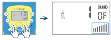 VANTOP VT10 Walkie Talkie for Kids - Volume Button