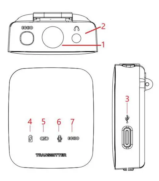 KingLucky M18 Wireless Microphone System 3