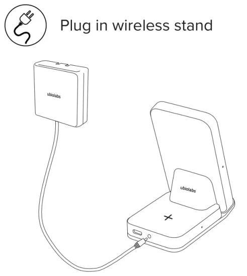ubiolabs WCB262 262E 2 in 1 Wireless Charging Stand - fig1