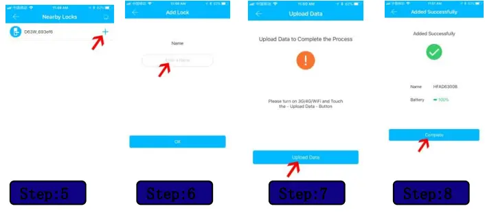 HAIFUAN HFAM10B-L-NB Bluetooth Keyless Code Door Lock-fig13