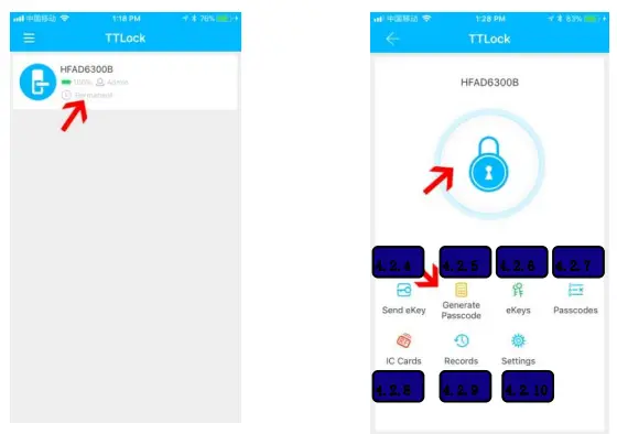 HAIFUAN HFAM10B-L-NB Bluetooth Keyless Code Door Lock-fig14