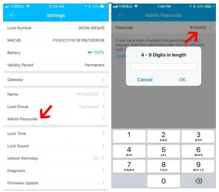 HAIFUAN HFAM10B-L-NB Bluetooth Keyless Code Door Lock-fig21