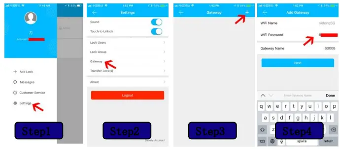 HAIFUAN HFAM10B-L-NB Bluetooth Keyless Code Door Lock-fig22