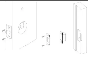 HAIFUAN HFAM10B-L-NB Bluetooth Keyless Code Door Lock-fig4