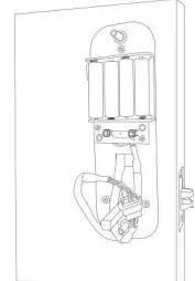 HAIFUAN HFAM10B-L-NB Bluetooth Keyless Code Door Lock-fig7