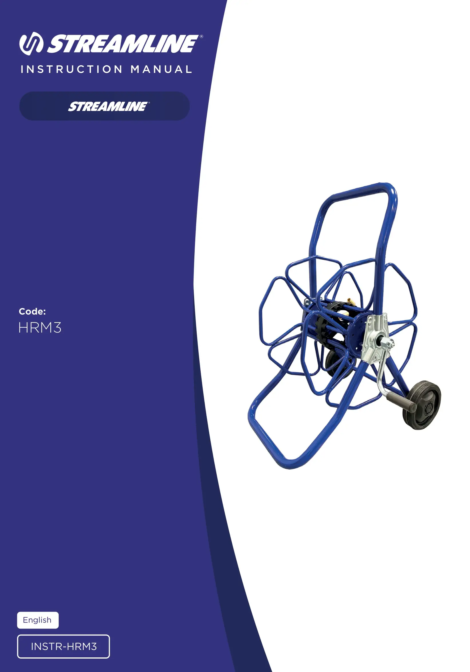 Streamline HRM3 Metal Hose Reel Instruction Manual