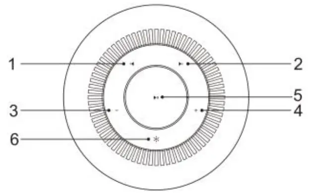 Shenzhen Maniway Electronics SS GLOBE Portable TWS Bluetooth Speaker - Top View